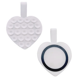 Nouvelle <span class=keywords><strong>coque</strong></span> de téléphone avec support magnétique à <span class=keywords><strong>ventouse</strong></span> étanche en forme de cœur 2025 - Product Image 5