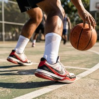Chaussettes mi-mollet respirantes en maille tricotée ventilée pour tous les âges, performance athlétique, avec revers et logo sur le dessous, pour la gym et le fitness