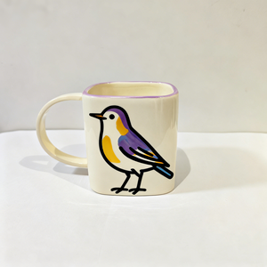 Özel el yapımı seramik kupa ile Handpainted <span class=keywords><strong>Nightingale</strong></span> kuş tasarımı-mükemmel tatil hediye - Product Image 5