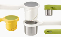 Presse-agrumes manuel en acier inoxydable, écologique, multifonctionnel, outil de cuisine, hélice ergonomique, action de torsion, pour légumes
