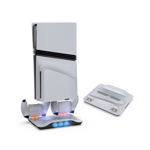 Soporte <span class=keywords><strong>de</strong></span> <span class=keywords><strong>carga</strong></span> para consola multifuncional, <span class=keywords><strong>Base</strong></span> <span class=keywords><strong>de</strong></span> ventilador <span class=keywords><strong>de</strong></span> refrigeración con Joystick para <span class=keywords><strong>PS5</strong></span> Slim Pro Blu-ray Dock, accesorio <span class=keywords><strong>de</strong></span> juego para el juego <span class=keywords><strong>de</strong></span> la TP5-05102B - Product Image 1