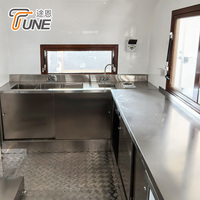 Oferta Especial: Remolque de Comida Móvil Estilo Retro, Totalmente Equipado, Carrito de Comida Callejera en Venta a Precio Descontado, Listo para Enviar