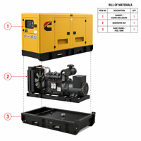 Générateur diesel Cummins 30KW-2000KW 50Hz 60Hz ATS CE pour l'alimentation de secours des télécommunications, des centres de données, des salles de serveurs