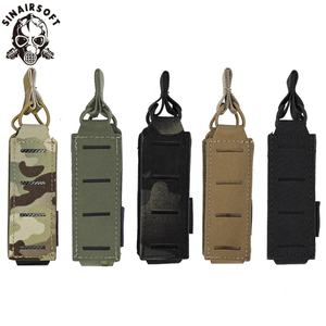 ซองแม็กกาซีนยุทธวิธี Sinairsoft แบบตัดด้วยเลเซอร์ ลายพราง ระบบ Molle สำหรับแม็กกาซีน 9 มม. - Product Image 1