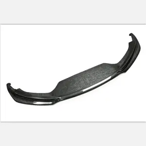 Para Audi TT S-line (tipo 8J) 07-12 como deporte de fibra de carbono labio frontal brillante de fibra parachoques divisor