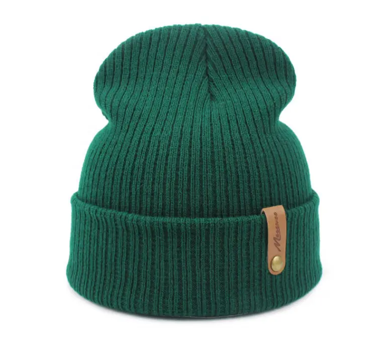 Mannen En Vrouwen Herfst Winter Gebreide Wol Beanie Cap Trui Hoed Warm Fashion Volwassen Hoed