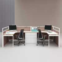 Postes de travail en L, bureaux, mobilier de bureau moderne, cloisons insonorisées, cloisons de bureau modulaires, murs de séparation