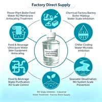 Liquide anticalcaire RO, approvisionnement direct usine, MOQ 1 tonne, pour la prévention de la contamination des membranes d'osmose inverse industrielle