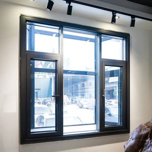 Nouveau design de fenêtre en verre commerciale coulissante à double panneau portes d'impact ouragan fenêtre guillotine - Product Image 1