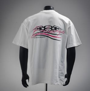 Camiseta de Manga Corta de Mezclilla Ajustada con Logotipo Doble B de 25SS, Multi-Etiqueta, Estilo Hip Hop, Bordada, de Marca Famosa, de Lujo, Antibolitas - Product Image 1