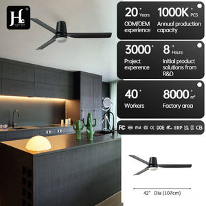 Ventilador de Techo LED Moderno con 4 Aspas de Madera, Motor de CC, Control Remoto, Ventilador de Techo Exterior Asequible con Control Remoto - Product Image 5