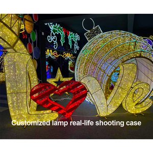 Luces LED 3D con Motivos Navideños para Exteriores, Decoración Comercial para Calles, Caja de Regalo - Product Image 3