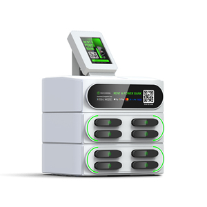 Sản Phẩm Mới 8 Khe Cắm Alquiler De Ngân Hàng Điện Xếp Chồng Cho Thuê Điện Thoại Di Động Sạc Trạm Ngân Hàng Điện Kiosk Với POS Máy Bán Hàng Tự Động - Product Image 6