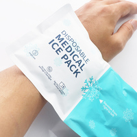 Compresse froide médicale stérile portable, compresse rafraîchissante instantanée jetable pour trousse de premiers secours