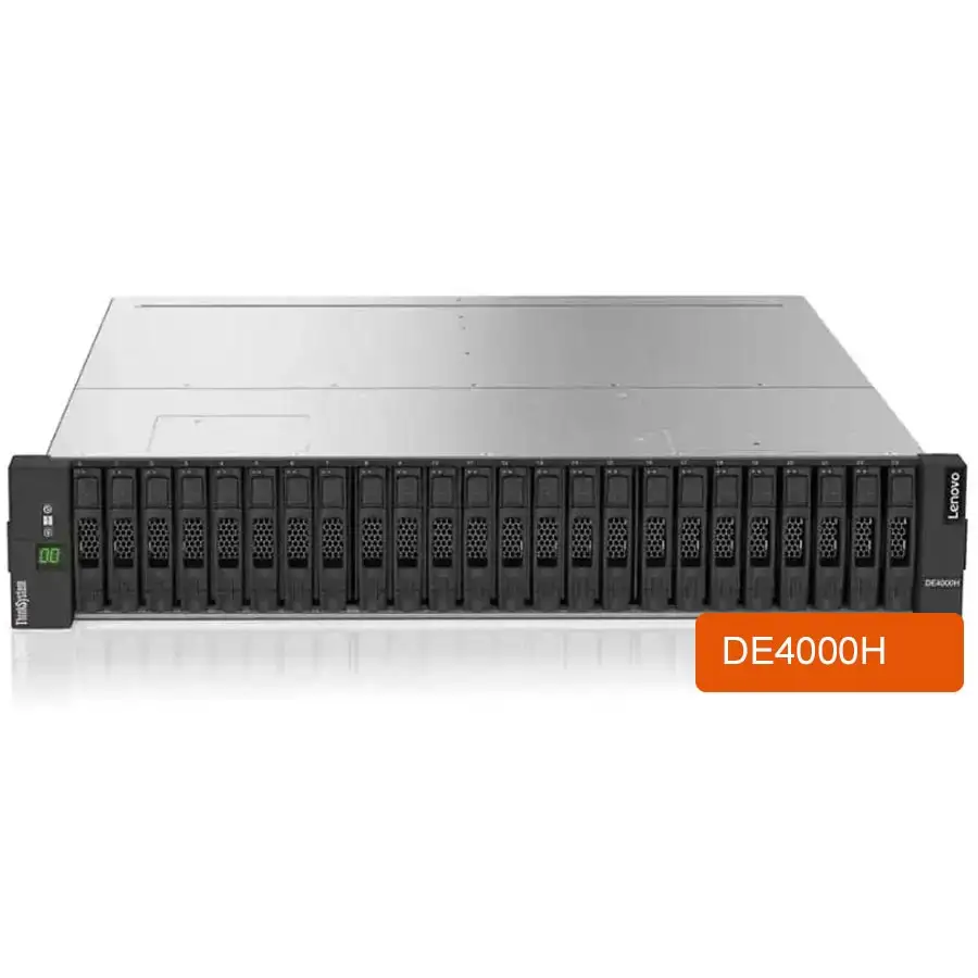 Lenovo De4000 depolama 2u24 Hybrid hibrid flaş dizisi Thinksystem De4000h veri sistemi ürün tedarikçisi ağ depolama