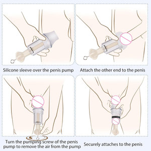 Kit Estensore e Pompa per Pene, Dispositivo di Trazione Regolabile per Allenamento, Giocattoli Sessuali per Adulti, Dispositivo di Ingrandimento Maschile a Doppio Uso - Product Image 4