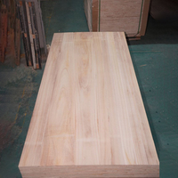 Panneaux en bois de Paulownia multi-usages en gros, légers, durables, en bois massif, pour meubles, artisanat, panneaux muraux