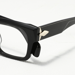 Monturas de Gafas Rectangulares de Aro Completo Unisex, Color Sólido, Anti-UV, Ligeras, para Corrección de la Visión en Adultos - Product Image 3
