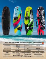 Nouvelle planche de surf 2024 alimentée par un moteur DLE, modèle 8, 106 cm³, entièrement en fibre de carbone, planche de wakeboard et de ski nautique à essence-électrique