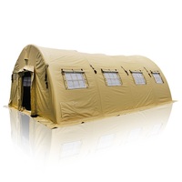 Abri d'urgence gonflable portable quatre saisons à ouverture rapide et automatique pour l'hiver, idéal pour les situations de catastrophe et l'isolation temporaire des réfugiés