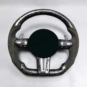Pièces de voiture de course, volant en fibre de carbone forgée, volant classique pour <span class=keywords><strong>BMW</strong></span> G30 - Product Image 3
