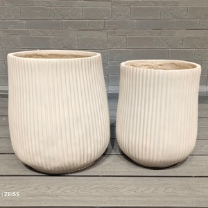 Macetas de Fibra de Arcilla para Interiores y Exteriores, Venta de Fábrica, para Decoración del Hogar y la Oficina, Venta al por Mayor - Product Image 5