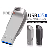 Venta caliente logotipo personalizado Memory Stick Flash Drive 16G 32GB 64GB 128GB Metal Pendrive USB 2,0 3,0 Flash personalizado USB Flash Drive