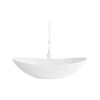 Vasque en céramique de luxe sur mesure, taille et couleur personnalisées, lavabo moderne à poser sur comptoir pour hôtel, villa, projet de salle de bain