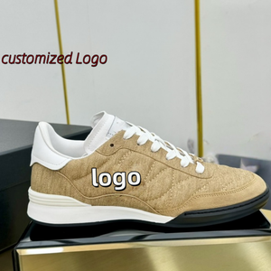 Top Grade High End Quality Luxury Designer Premium <strong>Women</strong> Metallic Genuine Walking Sneakers Ladies Brand GT <strong>Trainer</strong> Shoes - Product Image 2