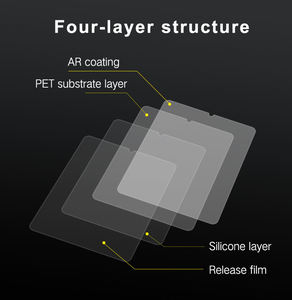 Film de protection d'écran anti-reflet amélioré, plus noir, plus lumineux, visible sous forte lumière solaire, 96% AR - Product Image 3