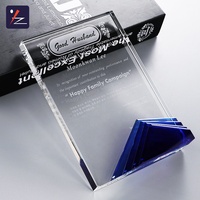 Chine Fabricant Meilleur Vente Personnalisé Logo Bloc Cristal Trophée