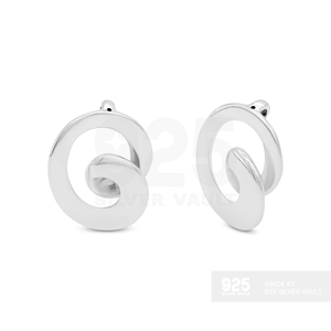 Precios Superiores, Colgantes de Plata 925 con Diseño Espiral Abierto, Estilo Escultural y Estético, para Collares - Product Image 2