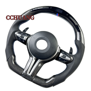 Para <span class=keywords><strong>BMW</strong></span> <span class=keywords><strong>Serie</strong></span> F F30 F31 F32 F34 F36 F80 F82 F87 F22 2021 2022 <span class=keywords><strong>2023</strong></span> M2 M3 M4 LED volante de fibra de carbono interior del coche - Product Image 1