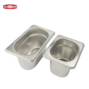 Buffet Catering Supplies Multi Sizez Acero inoxidable Servir GN Sartenes Contenedor de comida de acero inoxidable para restaurante - Product Image 5