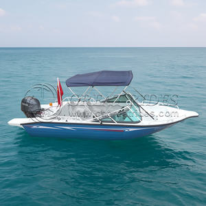 Bateau de pêche en aluminium de 16 pieds Conception de <span class=keywords><strong>coque</strong></span> ouverte Bateau à vitesse rapide et stable pour la mer et l'eau douce - Product Image 5