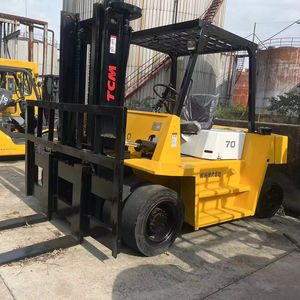 Le Japon a importé un mini chariot élévateur diesel d'occasion TCM 70 7 tonnes vente de machines de construction à Shanghai stock de haute qualité - Product Image 5