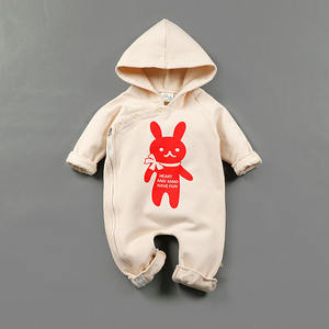 Vêtements pour bébés en gros, combinaison d'hiver pour bébé en tissu épais, provenant du marché chinois - Product Image 4