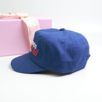 Casquette de baseball à visière courte de style nouveau, broderie plate personnalisée, casquette de baseball en coton pur à 5 panneaux