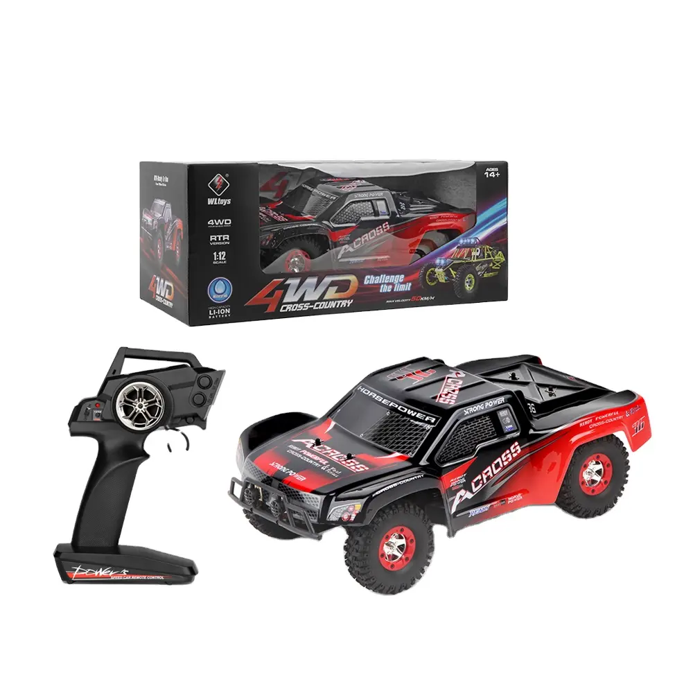 1/12 Off Road Buggy Bánh Xích Mô Hình 2.4G Tốc Độ Cao 50Km/H RC Xe