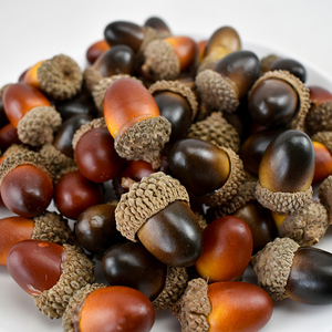 Mini-écorces d'acornes artificielles en mousse pour la décoration artisanale automne-hiver, parfaites pour la remise des diplômes et la fête des pères - Product Image 4