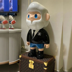 ประติมากรรมการ์ตูนรูปเคราของ K703รูปปั้นไฟเบอร์กลาสรูปการ์ตูนสำหรับสันทนาการของ3D ร้านกาแฟร้านกาแฟรูปปั้นแฮนด์เมด - Product Image 1