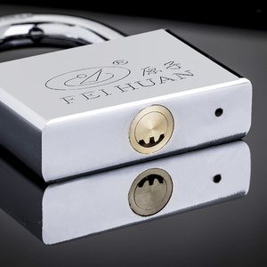 OEM nhà máy Chrome mạ nguyên tử sắt khóa móc khóa cửa thép không thấm nước Chống Trộm Tính năng padlcoks - Product Image 2