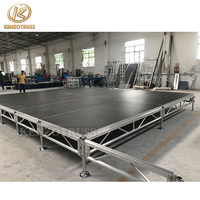 Plateforme de scène événementielle à assembler, plancher de scène de concert, escalier de scène en aluminium