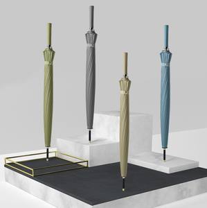 ร่มตรงคุณภาพสูง โครงเหล็กไนลอน พร้อมฟังก์ชั่นอัตโนมัติ พิมพ์โลโก้ตามสั่ง ใช้ได้ทั้งกันแดดและกันฝน เหมาะสำหรับเป็นของขวัญทางธุรกิจ - Product Image 3