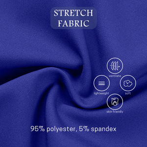 Unisex Scrub Suit Two Piece Short Sleeve Moisture Wicking Hospital Uniform For Medical Professionals S XXL - Product Image 4