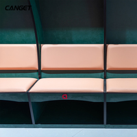 Design moderne, durable, étanche, planche HPL, casier de football, casier de sport