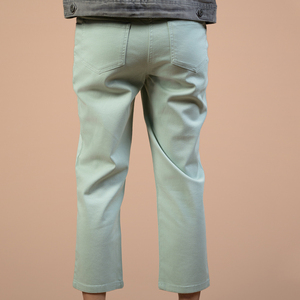 Relaxed Fit Cropped <b>Trousers</b> for Outdoor and Casual Fashion Premium Ladies Capri Pants Breathable Cotton Cropped Bottoms - Product Image 6