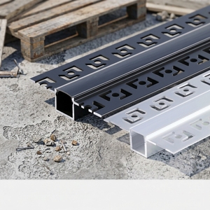 Profili in Alluminio Anodizzato per Illuminazione <span class=keywords><strong>LED</strong></span>, Telaio Industriale con Tolleranza 1%, Varie Dimensioni, Canali per Cartongesso - Product Image 3