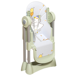 <span class=keywords><strong>Chaise</strong></span> haute pour bébé en plastique compacte et luxueuse, ergonomique, pliable, réglable, avec roulettes - Product Image 4