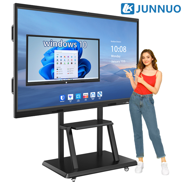 55 65 75 86 100 Inch LCD Display Smart Board 20 Points Infrared Interactive Touch Screen Whiteboard